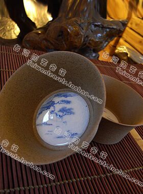 衡连台湾仿古青花日式风茶具特价