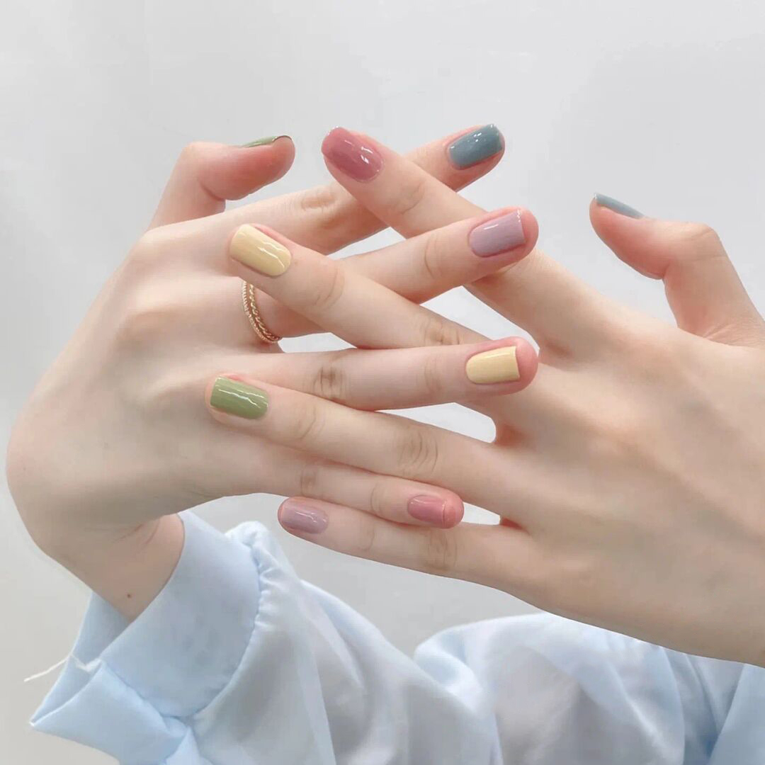 萤火虫美甲假指甲手工光疗甲片