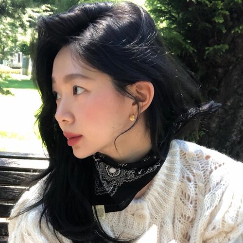 明星同款金色哑光耳夹