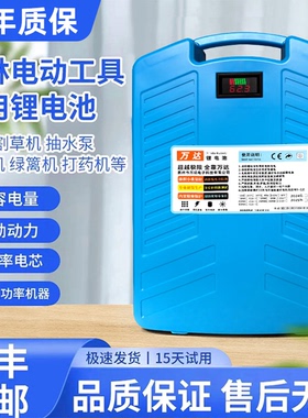 21V24V36V48V60V锂电池割草机采茶机绿篱机水泵电动园林工具通用