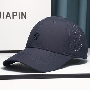 硬顶速干防晒遮阳帽子男女通用跑步网帽透气鸭舌帽新款棒球帽潮牌