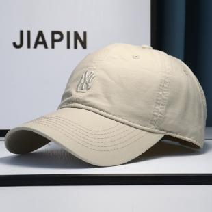 潮牌字母刺绣鸭舌帽女ins时尚 百搭小头围春夏遮阳防晒棒球帽子男