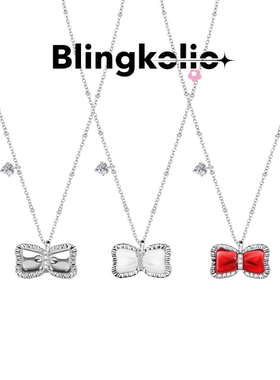 Blingkolio26新款蝴蝶结项链