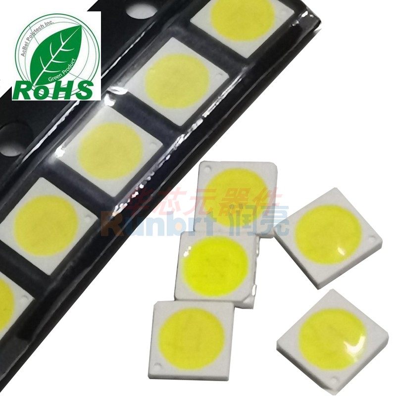 LED贴片3030大功率3V 6V 9V正白暖白超高亮灯珠120LM汽车阅读灯