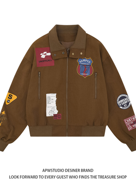 美式辣妹工装棒球服女2025年新款潮牌小众设计感宽松休闲夹克外套