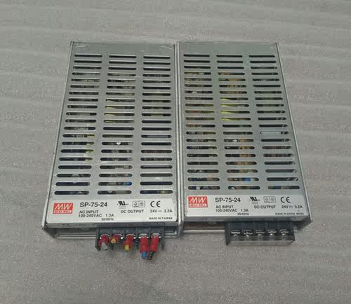 原装台湾原产明纬超薄型开关电源SP-75-24 24V 3.2A功能完好现货