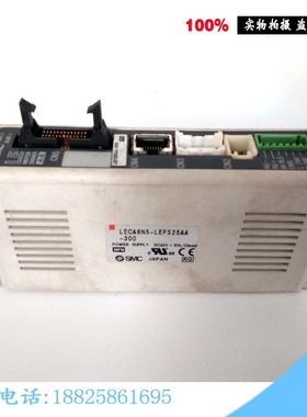 日本SMC伺服电机控制器LECA6N5-LEFS25AA-300成色新 功能完好现货