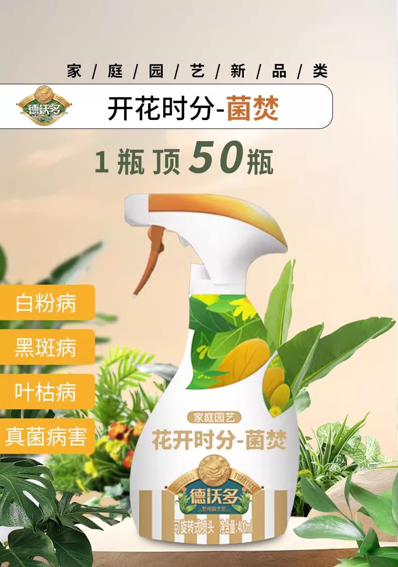 德沃多多菌灵杀菌剂月季黑斑病
