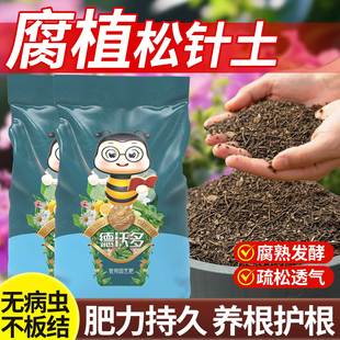 纯松针土君子兰专用腐殖腐叶腐熟发酵兰花通用有机营养土养花种菜