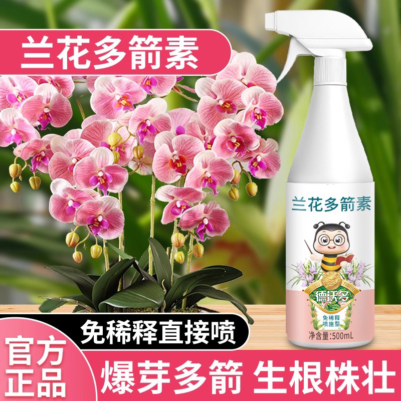 兰花多箭素爆芽素开花专用菌肥料
