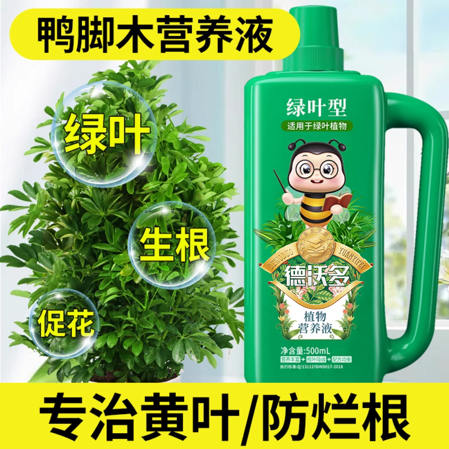 鸭脚木肥料专用肥营养液花肥鸭掌
