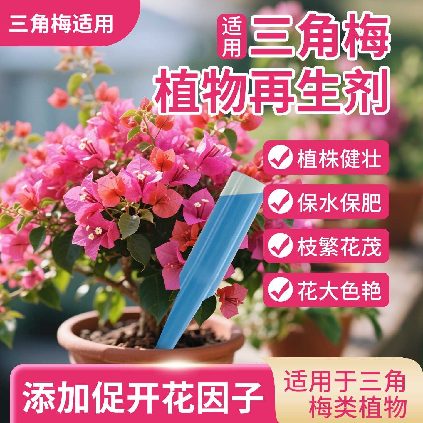 三角梅开花专用肥植物再生剂肥料
