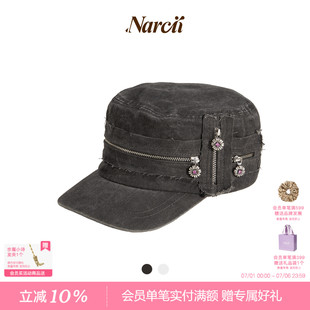 【杨超越同款】NARCII 「胶囊系列」报童帽复古非洲菊休闲平顶帽