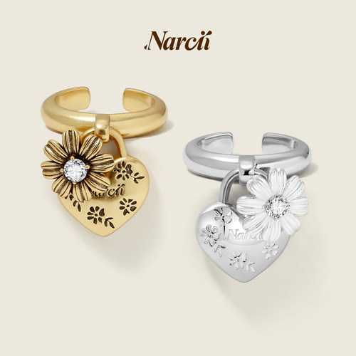 NARCII春日新品心动花语戒指