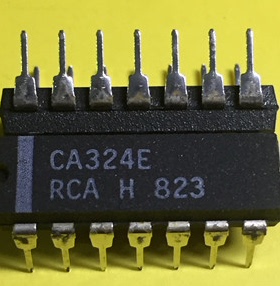 CA324E 原装 四通道运算放大器集成块IC 进口14插脚4运放 CA124E