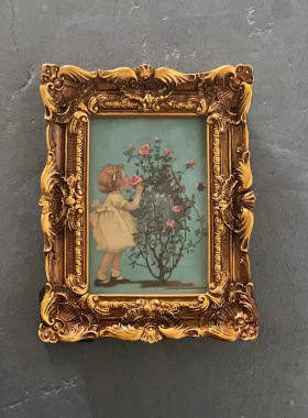 欧式装饰画框树脂相框照片墙组合家居摆件照片墙装饰美式相框摆台