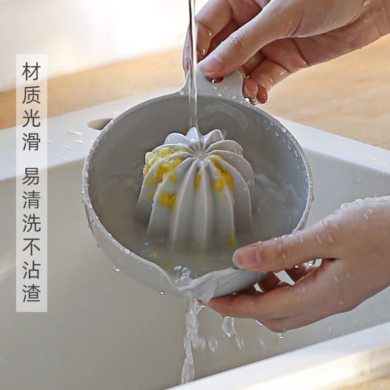 柠檬手动榨汁机按压式果橙压榨器 便携果蔬榨汁杯水果脱水挤压器图片