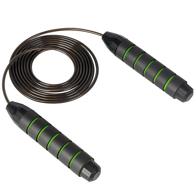 升级款双轴承钢丝负重跳绳运动健身体能训练学生中考轴承跳绳