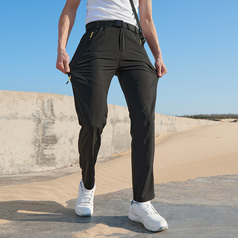 速干裤男女户外运动裤夏季薄款快干弹力宽松休闲登山长裤子可