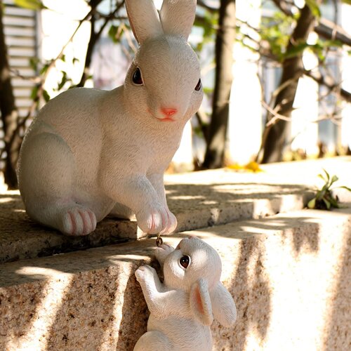 复活节兔子摆件easter节日装饰品 户外花园庭院民宿造景园林盆挂