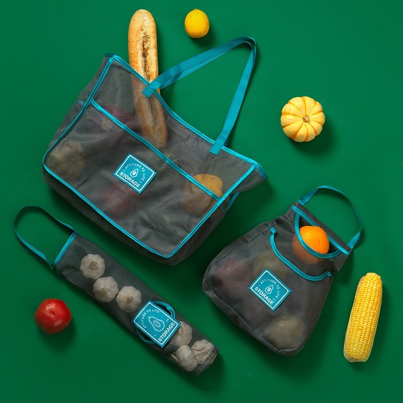 储物袋多功能网袋便捷可拎式厨房果蔬储物挂袋杂物网眼收纳袋,收纳整理,收纳挂袋,淘宝优惠券,粉丝福利购,淘宝优惠卷