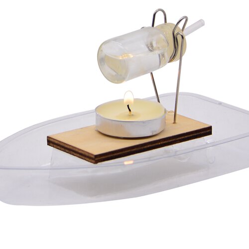 蒸汽船diy 儿童科学实验套装作业小实验玩具 stem科教玩具小制作