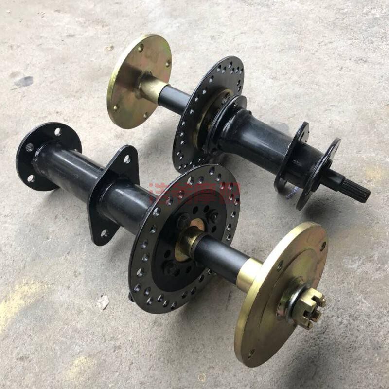 四轮摩托车配件 电动卡丁车沙滩车差速器轴传动后桥半轴 后轴法兰