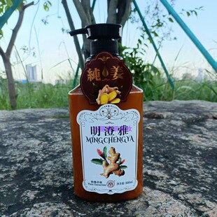 正品 防脱去屑滋润固发修护 明澄雅纯姜GINGER洗发露800ml