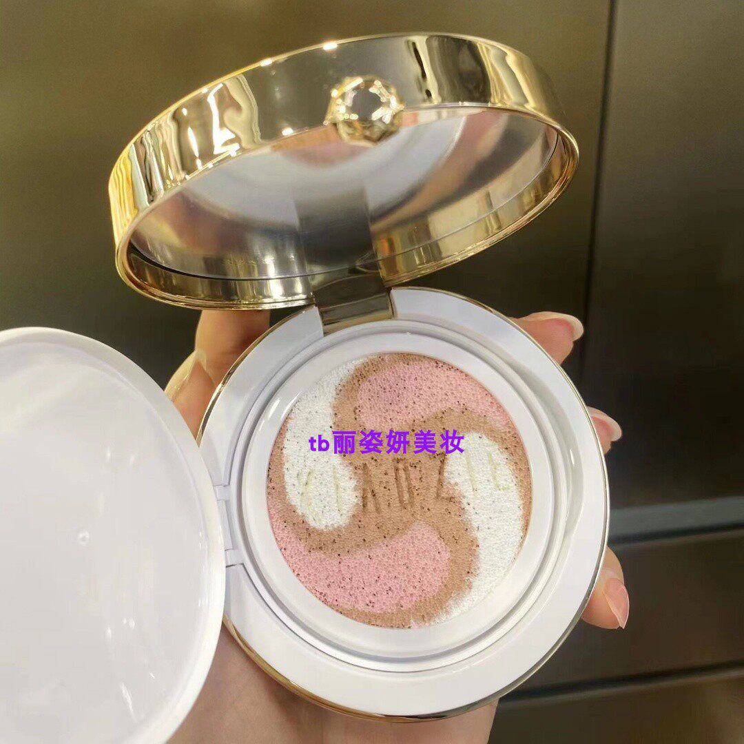 卡芝魅金艺彩鎏金焕彩恒颜水润气垫BB霜（送替换装）隐形毛孔