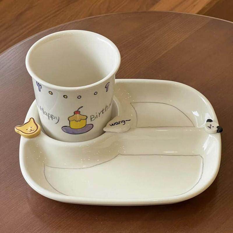 敲美圣诞系列浮雕手绘盘