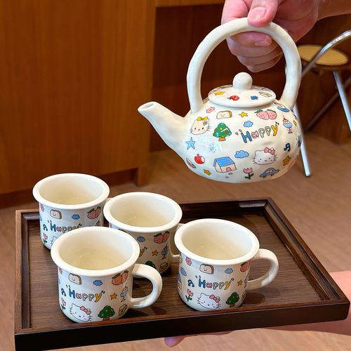 HelloKitty创意可爱陶瓷杯马克杯家用喝水杯子牛奶杯咖啡杯果汁杯