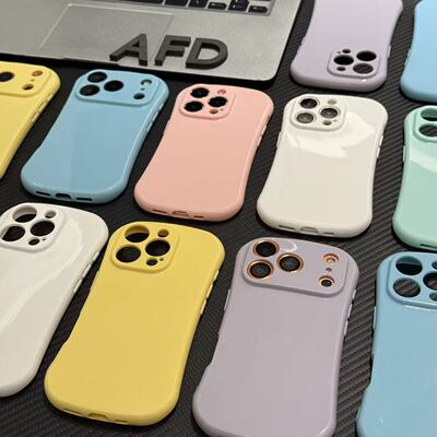 简约纯色新款适用苹果17promax小蛮腰手机壳iPhone16pro多巴胺15pro个性创意14pro硅胶13pro软套12防摔11男女