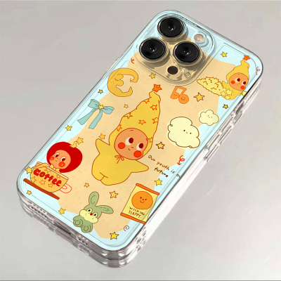 蓝色星星人适用iPhone17promax/16proamx/15promax防摔17pro/16pro/15pro手机壳华为P70vivo小米15oppo保护套