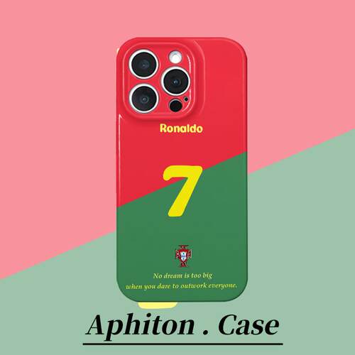 C罗7号球衣适用苹果17promax菲林手机壳iPhone16世界杯15/14/13pro小众创意vivo华为P70小米17oppo潮男款air