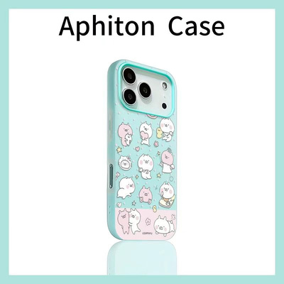 可爱兔丸子适用苹果17promax/16promax/15promax肤感果冻17pro/16pro/15pro防摔手机壳15plus/14/13/12保护套