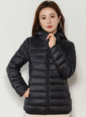 棉衣女短款冬季新款轻薄小棉袄大码修身显瘦韩版轻便羽绒棉服外套