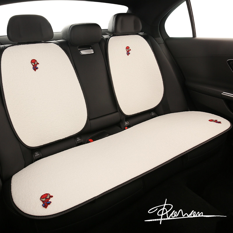 汽车坐垫冬季毛绒简约可爱座垫保暖加厚车内座椅套高级感车载座套