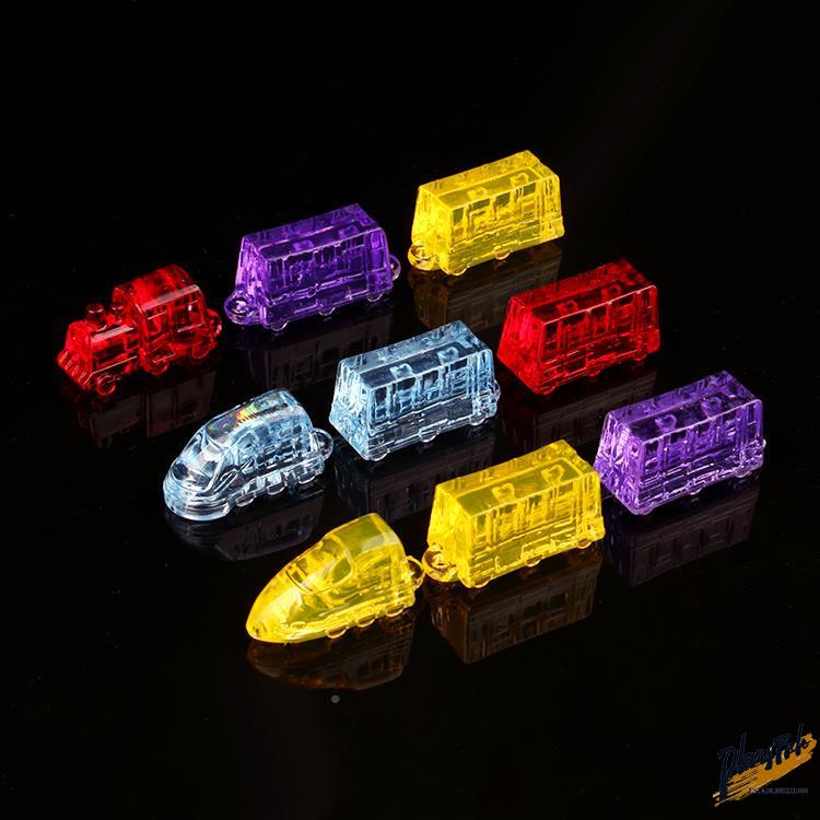 어린이 보석 플라스틱 크리스탈 장난감 공주 7 색 다이아몬드 비행기 자동차 소년 보물 선물 상자