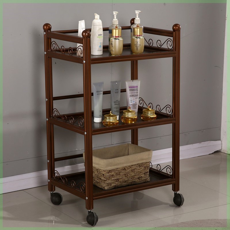 特价容美发推车三层带抽屉美容院小推车包邮美手推高档发廊工具车