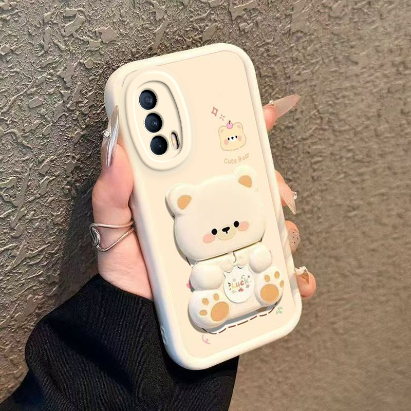 适用真我V15手机壳realmeV155G保护套Realme新款REAIMEV软OPPO硅胶OPPOV全包5G防摔OPPORealmeV男女镜子支架