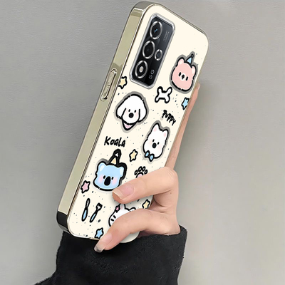 适用OPPOA93S手机壳OPPO新款A93S5G套OPA/OPPA电镀opp0pp0ppo全包po防摔opopa/poopa男opoa女opooa黑白kt猫