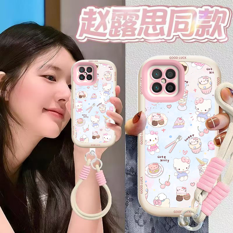 适用华为NZONES7Pro+手机壳NZONE S7十SP300保护套荣耀智选新款可爱硅胶全包防摔中国移动NOZNES男女甜点kt猫