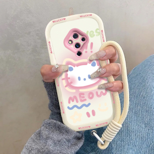 适用vivoS5手机壳vivo 可爱vivis液态硅胶vovos全包防摔vovis步步高维沃viovs男女害羞kt猫 S5保护套viv0新款