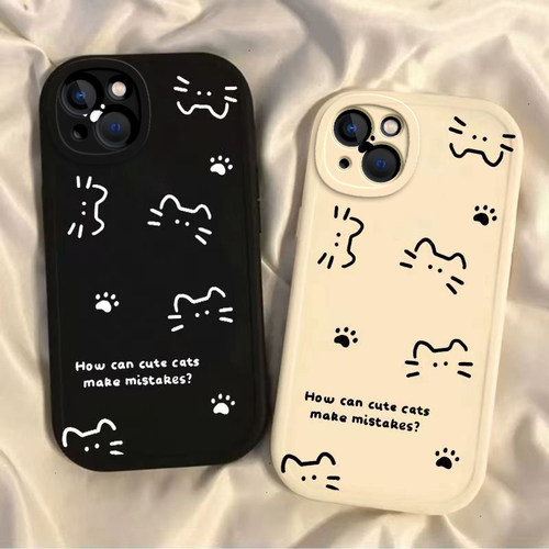 苹果13手机壳iPhone13Pro新款13promax防摔Pmax高级感全包mini保护套十三迷你por可爱max硅胶p男ip女线条猫咪
