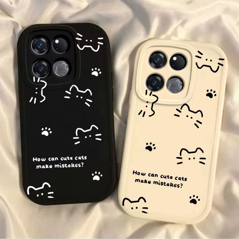 适用一加15手机壳1加15新款保护套OPPO液态硅胶镜头全包防摔高级感PLK110软外壳1+15十五ONEPlus男女线条猫咪