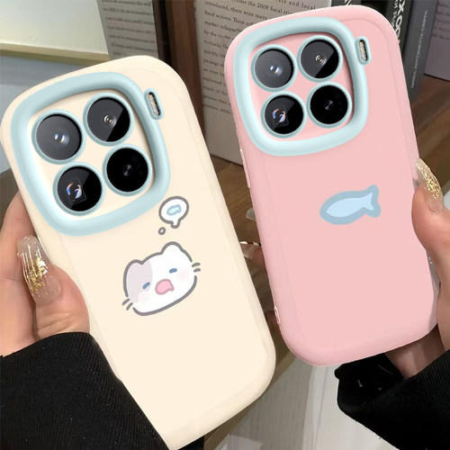 小米17T手机壳Xiaomi17TPro保护套M17T Pro新款徕卡液态硅胶软壳镜头全包防摔外壳男ml女mi十七TPor小猫小鱼