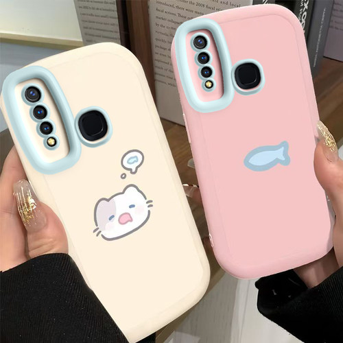 适用vivoY5s手机壳vivo新款Y5s保护viviy套vovoy软硅胶voviy全包防摔vⅰvoy步步高viv0丫vivoys男女小猫小鱼