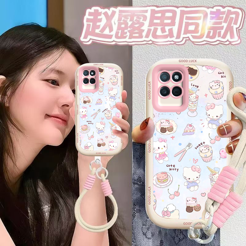 适用真我V11手机壳realmeV115G保护套Realme新款REAIMEV软v11s硅胶OPPOV全包5G防摔OPPORealmeV男女甜点kt猫