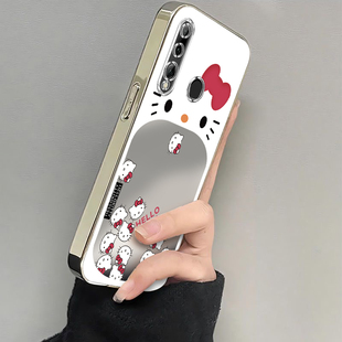 适用华为畅享9S手机壳POT一ALOOA保护套POTAL畅想新款AL00A电镀POTALOOA九S9全包防摔荣耀享畅亨女生大嘴kt猫