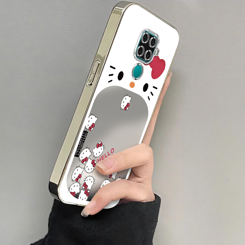 适用华为Nova5iPro手机壳nove5i Pro保护套novo新款nava可爱51iPor软电镀navo全包nave防摔n0va女生大嘴kt猫